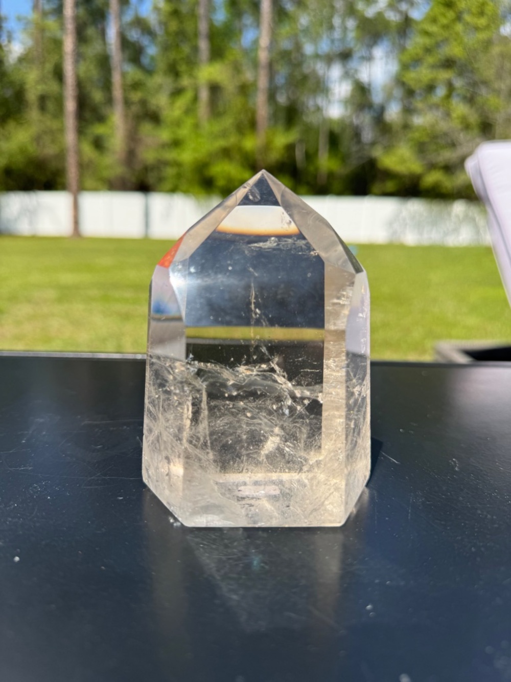 ❤️ BEAUTIFUL Light Smoky (Champagne) Quartz Tower ❤️ - Picture 3 of 4